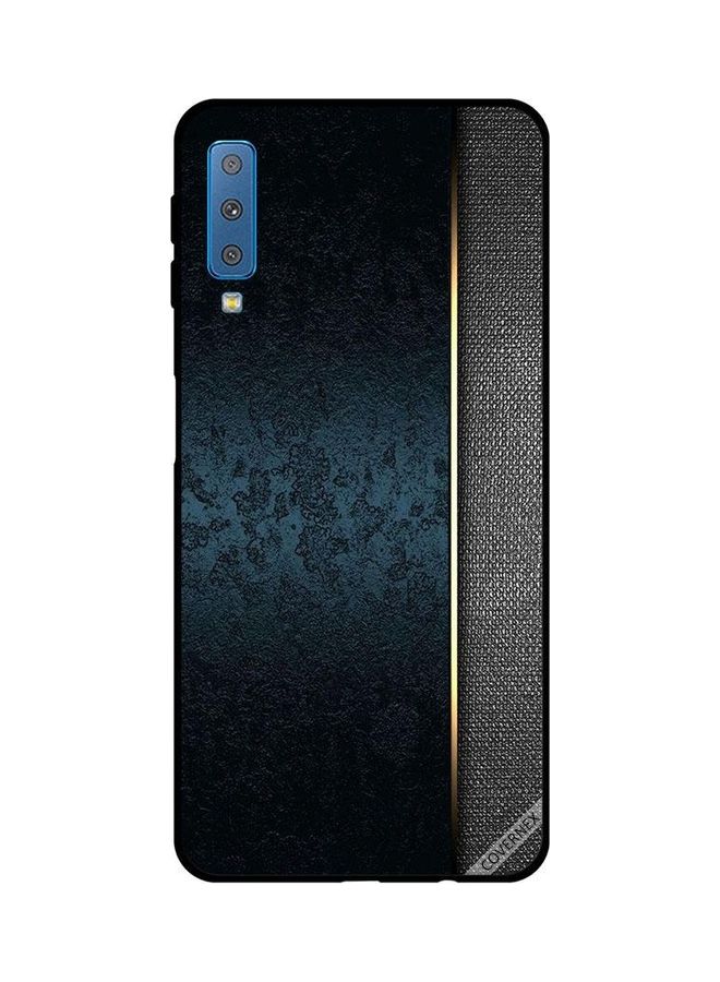 Covernex Protective Case Cover For Samsung Galaxy A7 2018 Leather Pattern Multicolour - Image 1