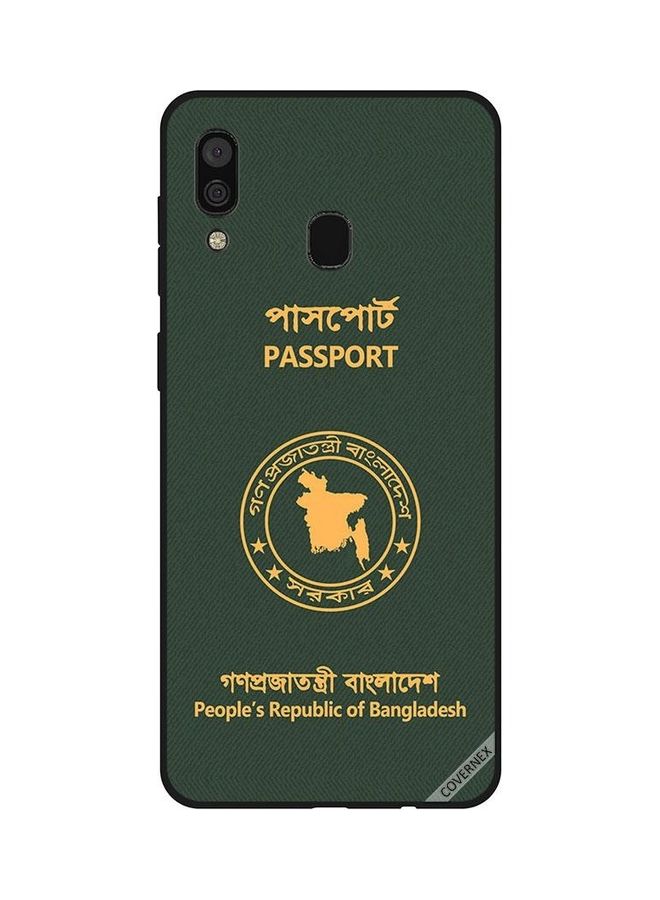Covernex Bangladesh Passport Design Protective Case Cover For Samsung Galaxy A30 Multicolour - Image 1