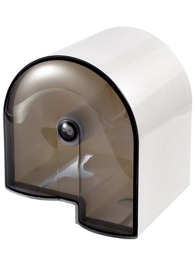 Wall Mounted Paper Towel Dispenser White/Black 17.5 X 15.5 X 17cm