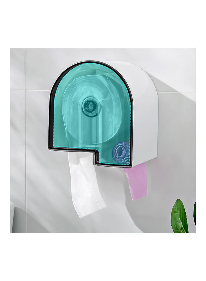 Wall Mounted Paper Towel Dispenser White/Black 17.5 X 15.5 X 17cm