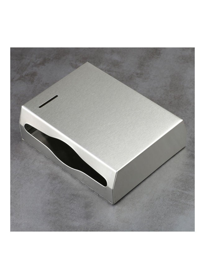 Generic - Wall Mounted Paper Towel Dispenser Silver 27.3 X 8.7 X 21.5cm - Image 1