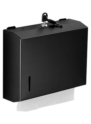 Wall Mounted Paper Towel Dispenser Black 27.3 X 8.7 X 21.5cm - v1628829289/N50061999A_1