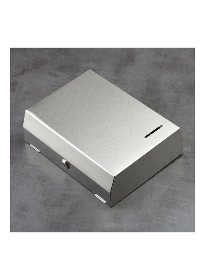 Generic - Wall Mounted Paper Towel Dispenser Silver 27.3 X 8.7 X 21.5cm - Image 1