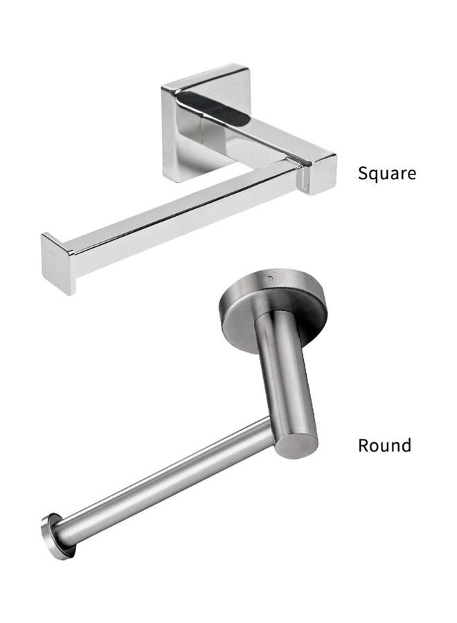 Wall Mounted Bathroom Toilet Paper Holder Silver 7.87 X 2.9 X 2.36inch - Image 3