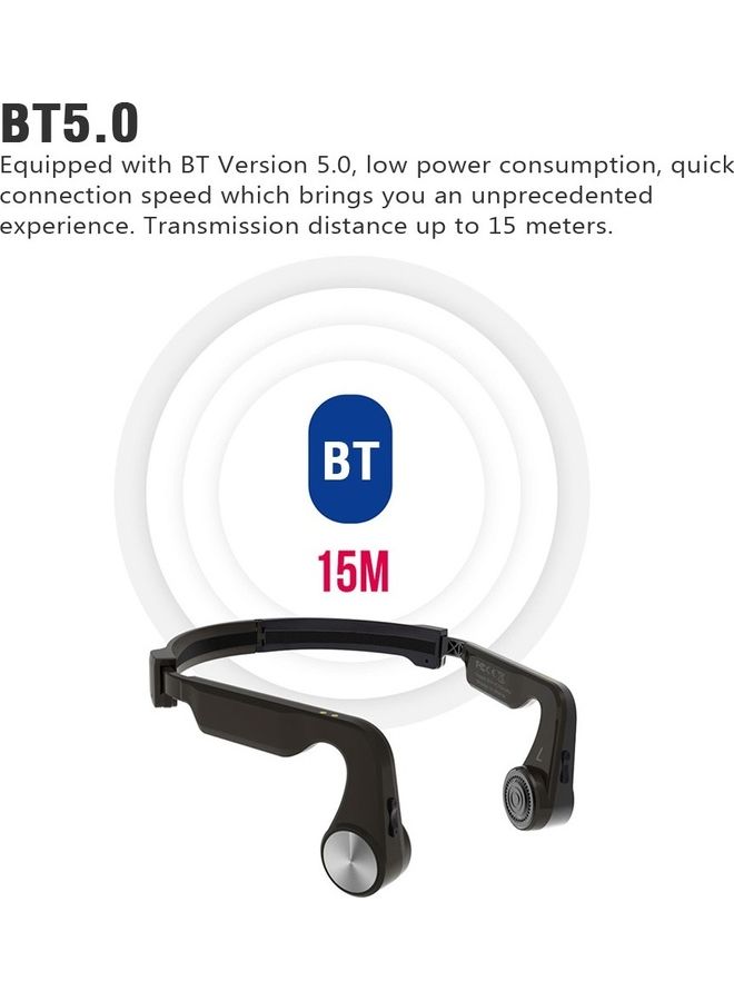 TWS Portable Folding Bone Conduction  Wireless Sports Headset - Image 3