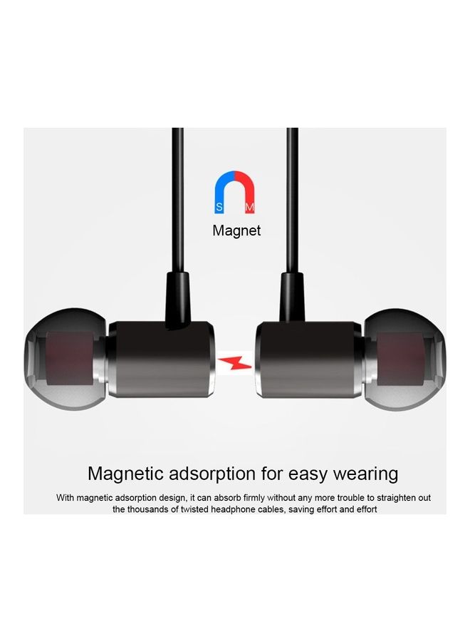 Generic Type-C Wired In-Ear Earphones With Microphone Grey/Black  - Image 4