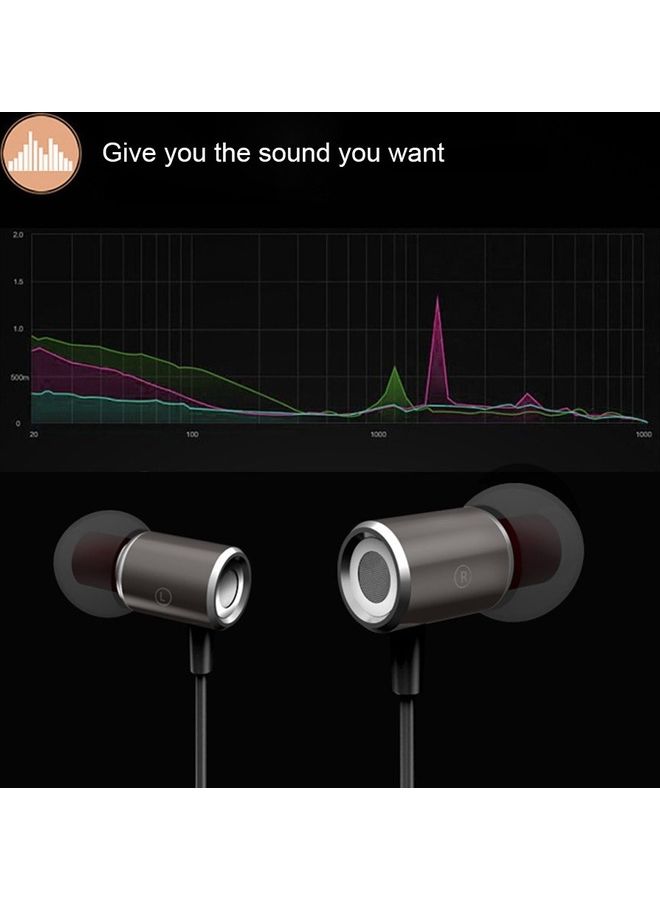 Generic Type-C Wired In-Ear Earphones With Microphone White/Silver  - Image 5