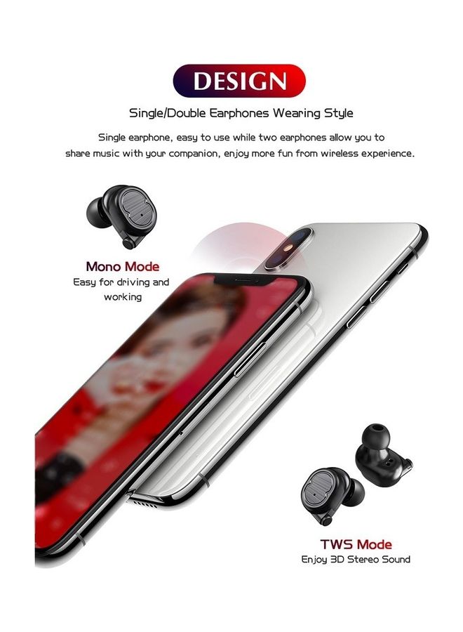 TWS-8 Plus Sports Stereo Wireless BT Earbuds - Image 5