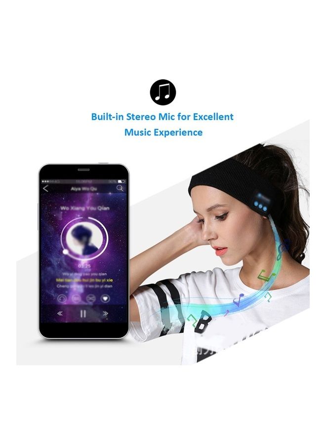 Bluetooth Connected Music Knitted Headband  - Image 5