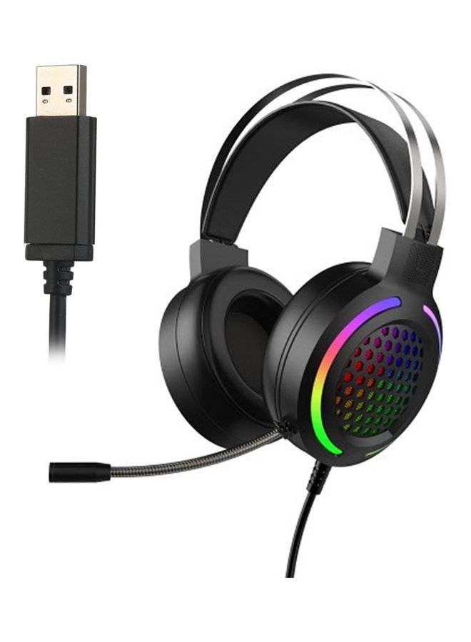 سماعة رأس USB للألعاب مزودة بميكروفون - Image 1