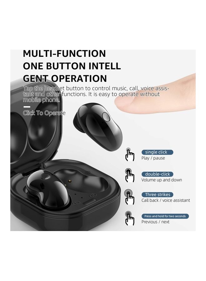Generic - TWS Wireless Bluetooth Earphones With Mic Black - Image 1
