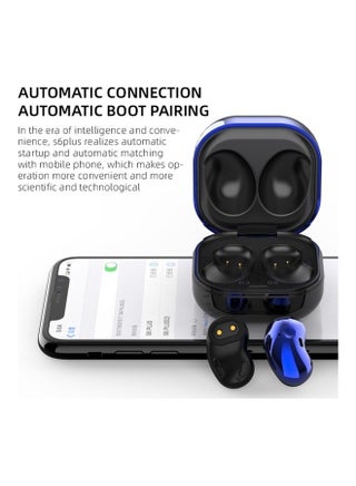 TWS Wireless Earphones With Mic Power Digital Display Blue/Black - v1628836137/N50062725A_7