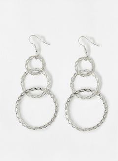 Cut-Out Detail Hoop Earrings