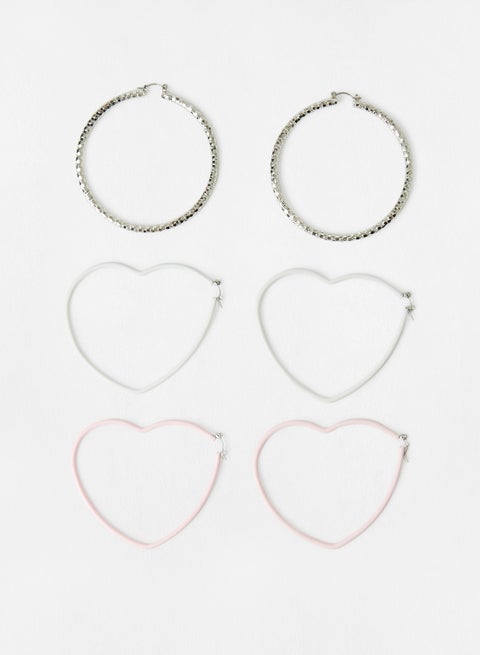 Hoop Earrings (Pack of 3)