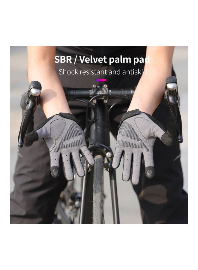 WEST BIKING Long Finger Breathable Road Bicycle Glove XL - Image 4