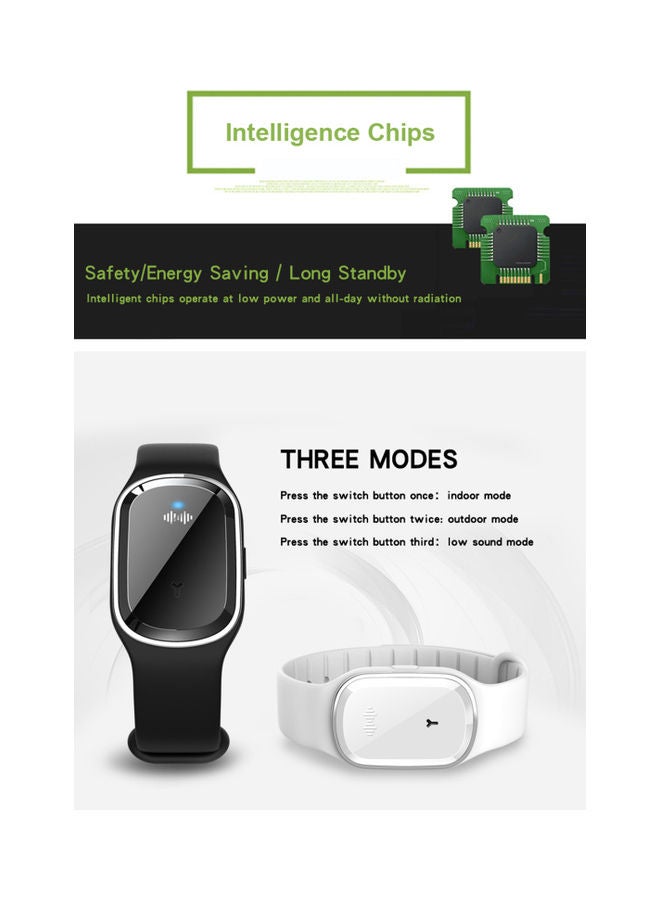 Waterproof Ultrasonic Mosquito Repellent Bracelet - Image 5