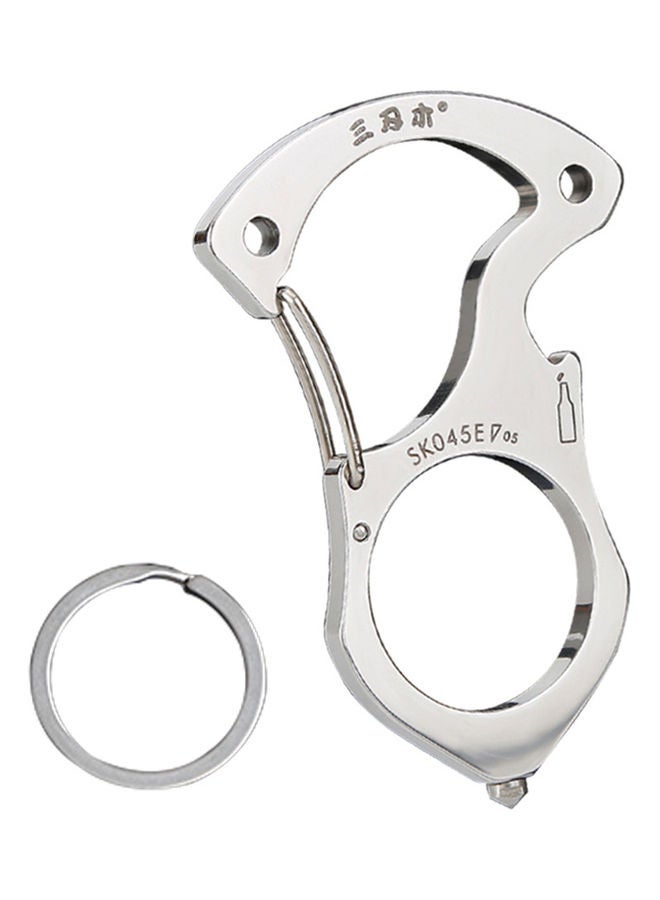 Generic Outdoor Multi-Tool Key Chain Ring 16x2x7cm  - Image 1