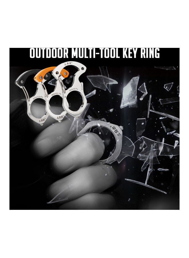 Generic Outdoor Multi-Tool Key Chain Ring 16x2x7cm  - Image 3