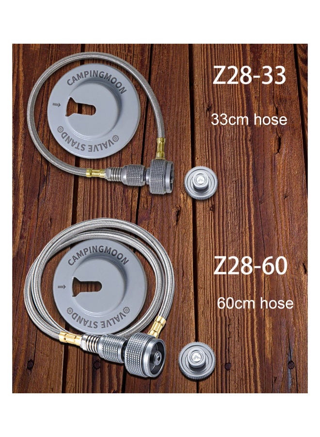 كامبينج مون خرطوم محول لموقد الغاز للتخييم مع قاعدة تثبيت 25.00*4.00*17.80سم - Image 4