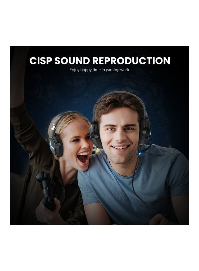 Bluetooth Over-Ear Earphones Black - Image 3