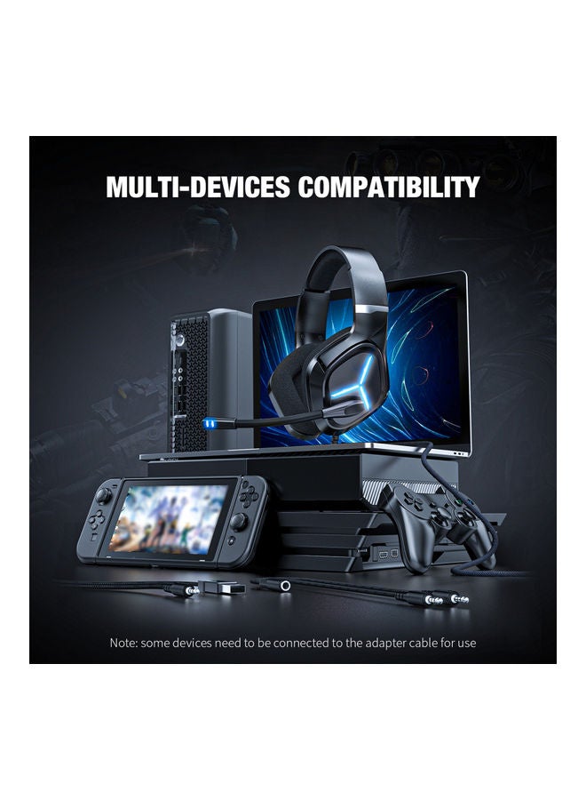 Bluetooth Over-Ear Earphones Black - Image 4