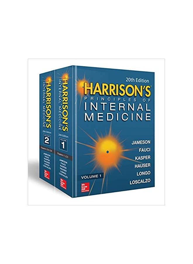 Harrison's principles of internal medicine, 2 vol. set. Hardcover English by Harrison - 13-Aug-18