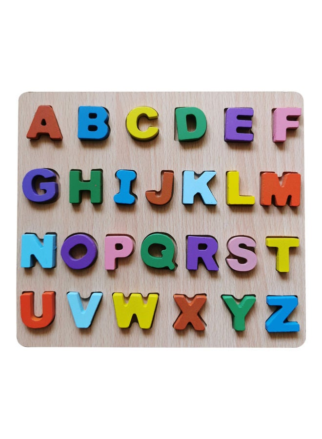 Upper Case Alphabets Wooden Puzzle Set 24 x 21cm - Image 1