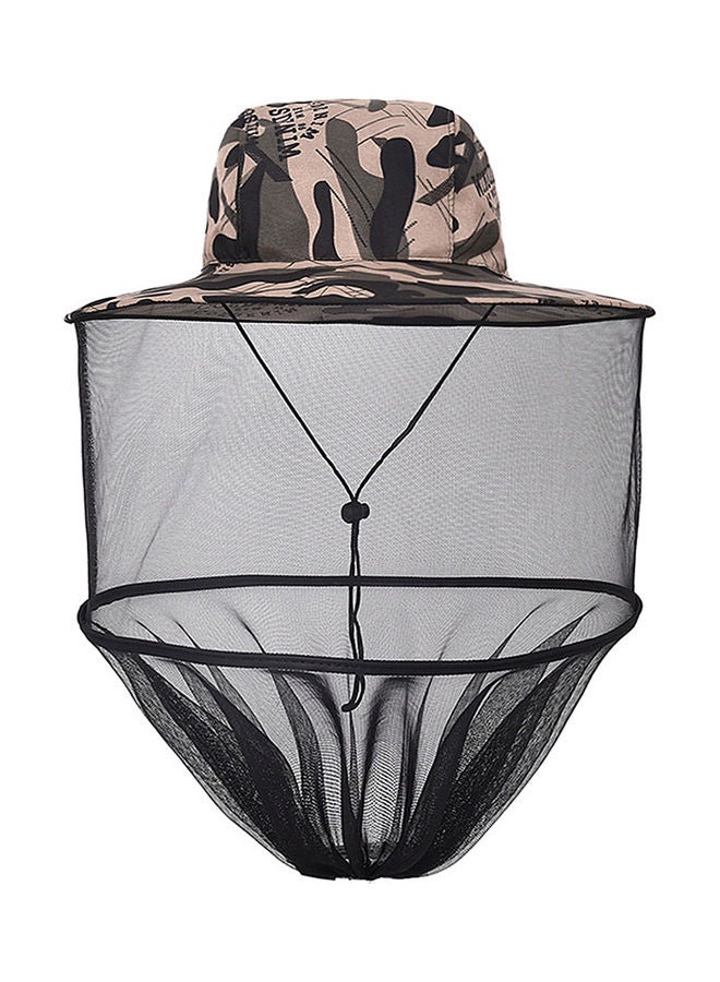 Outdoor Foldable Sun Protection Hat With Head Net 37cm - Image 1