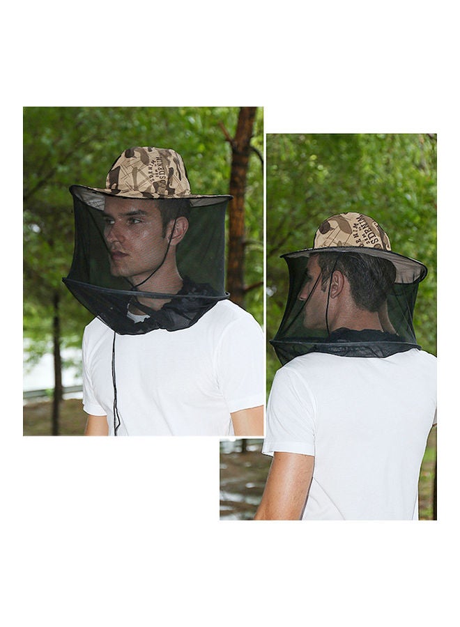 Outdoor Foldable Sun Protection Hat With Head Net 37cm - Image 2