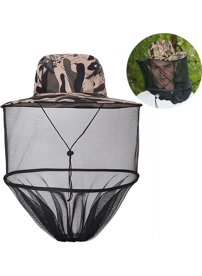 Outdoor Foldable Sun Protection Hat With Head Net 37cm - Image 5