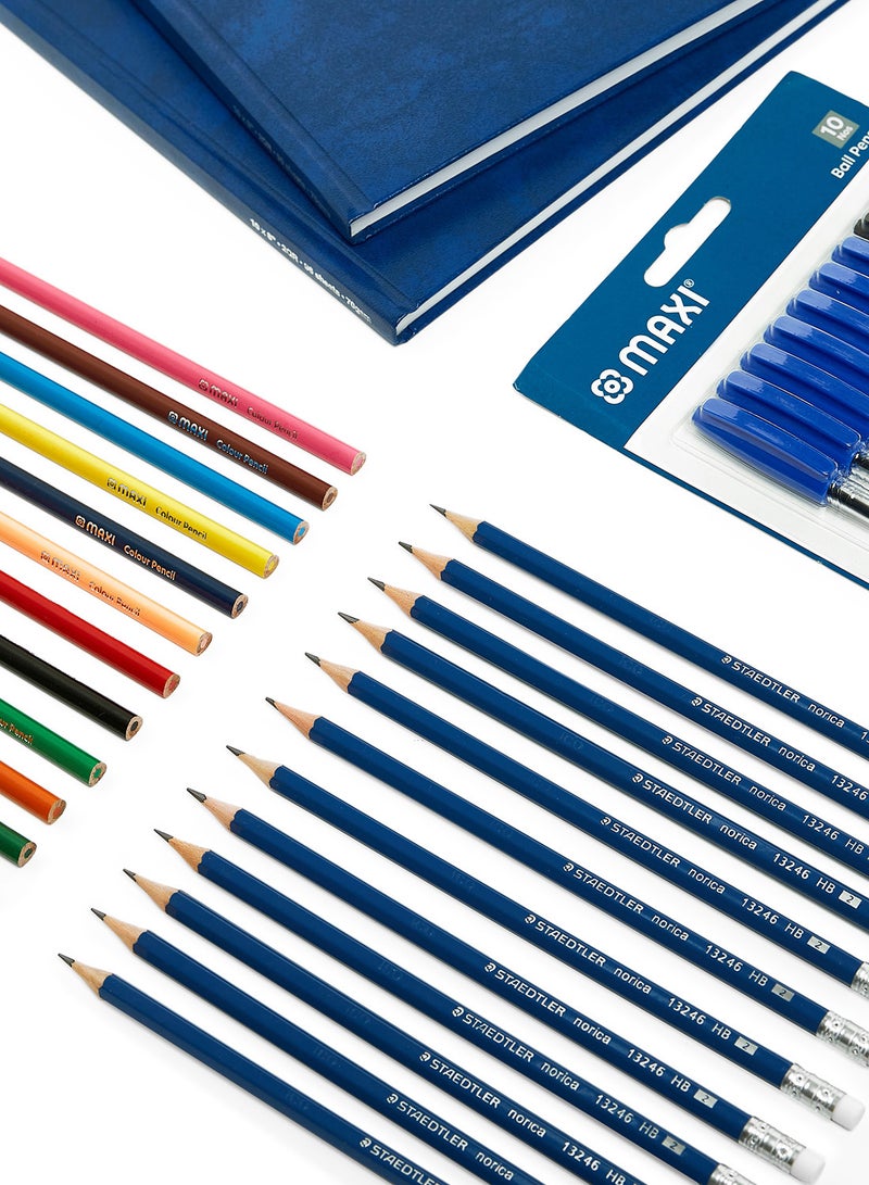 73-Piece Back To School-Optimum School And University Bundle Multicolour - Image 5