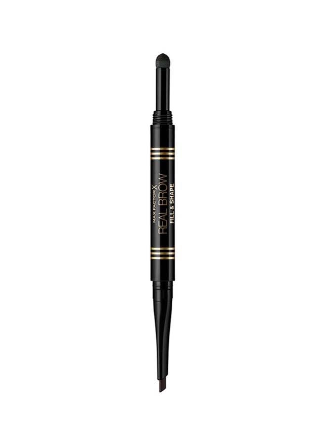 Real Brow Fill & Shape Eye Pencil 05 Black Brown