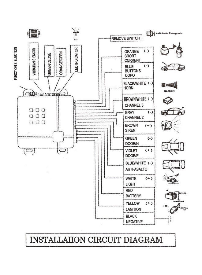 Generic Car Burglar Alarm Protection Anti-theft System - Image 3
