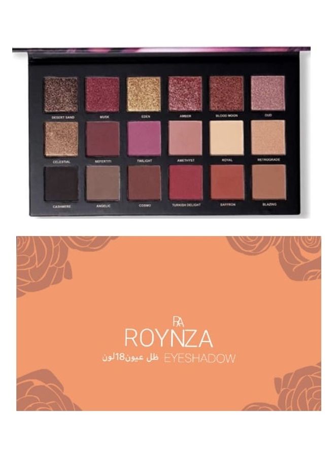 ROYNZA - 18 Color Eyeshadow Palette Multicolour - Image 1