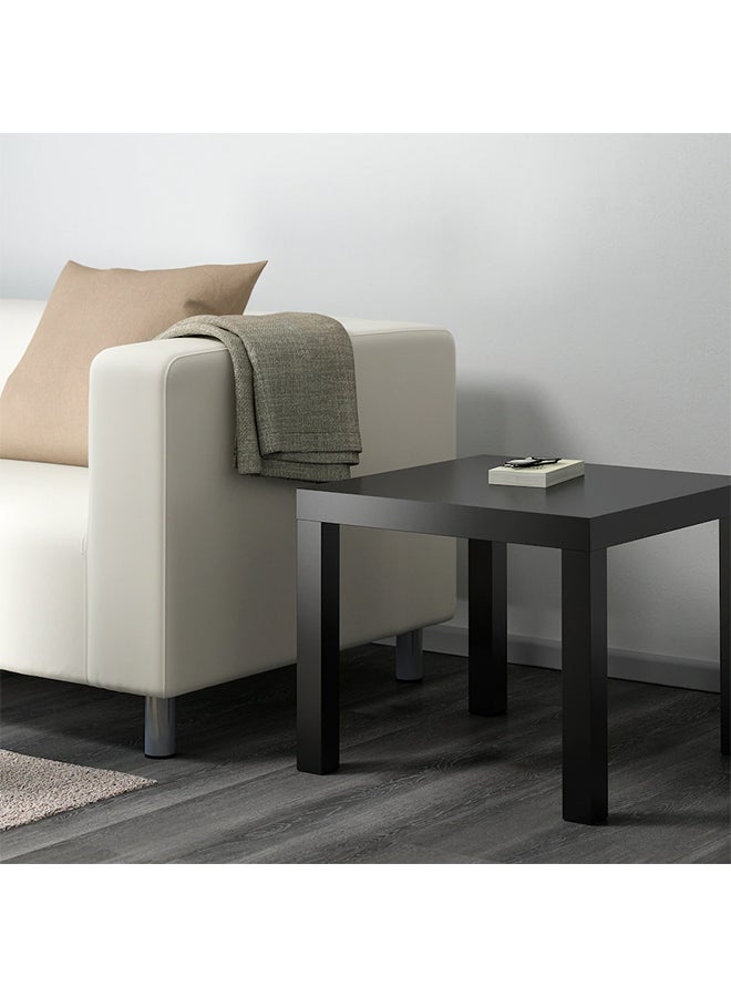 WK Lack Side Table Black 55x55x45cm  - Image 2