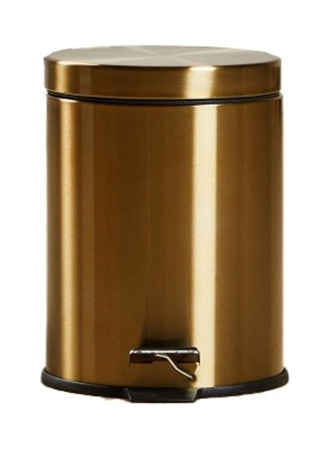 Garbage Waste Bin Gold 5Liters 