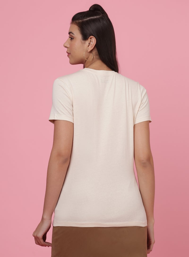 دريب تيشيرت كاجوال مريح مزين بطبعة تابيوكا - Image 2