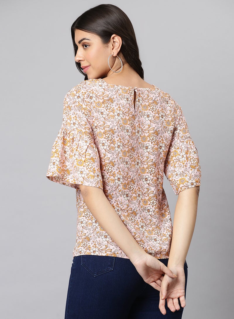Aila Basic Casual Top Multicolour  - Image 2