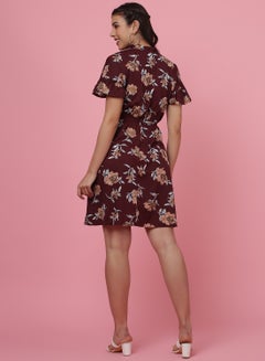 OFFROAD Casual Mini Dress Red  - Image 2