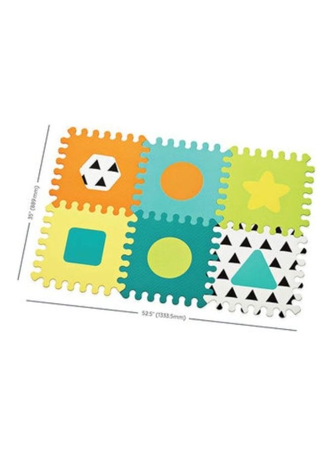 إنفانتينو مجموعة بساط لغز لين من الإسفنج، 6 قطع - Image 1