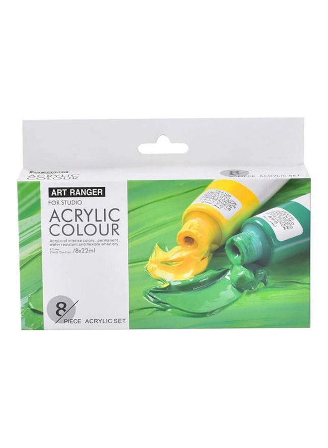 ART RANGERS Acrylic Colors - Set Of 8 Tubes 22 Ml Multicolour - Image 1