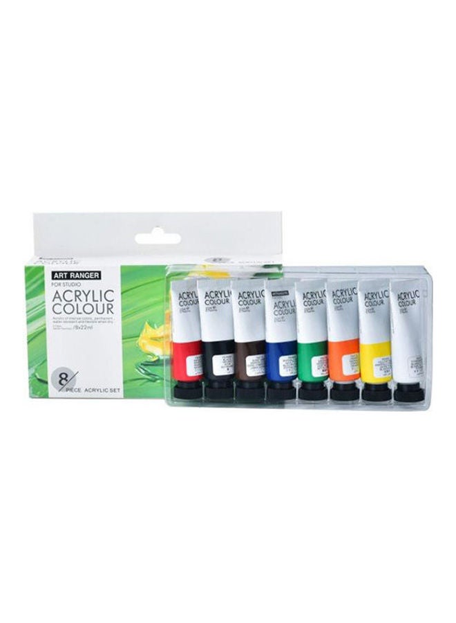 ART RANGERS Acrylic Colors - Set Of 8 Tubes 22 Ml Multicolour - Image 2