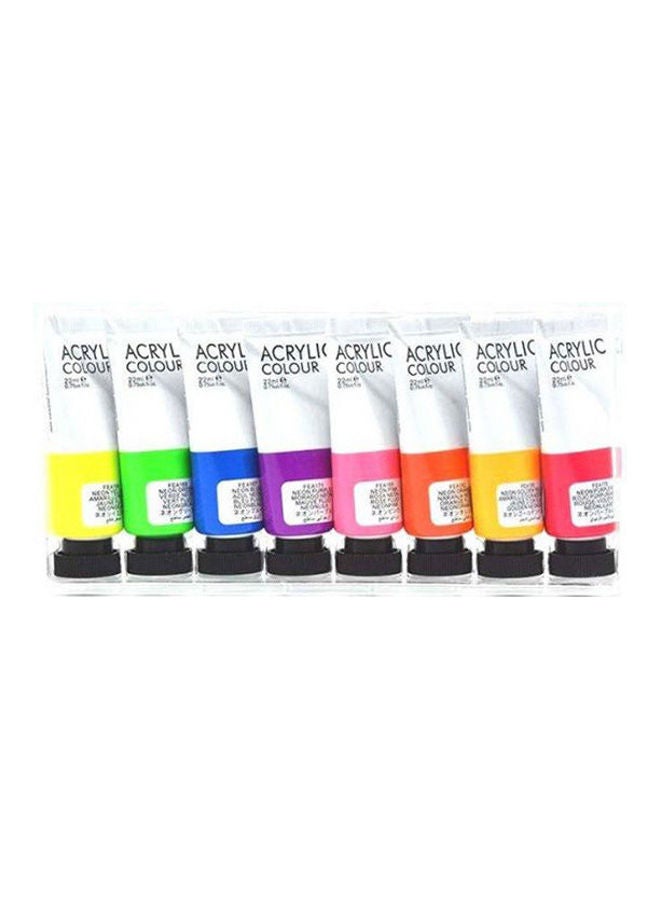 ART RANGERS Acrylic Neon Colors - Set Of 8 Tubes 22 Ml Multicolour - Image 2