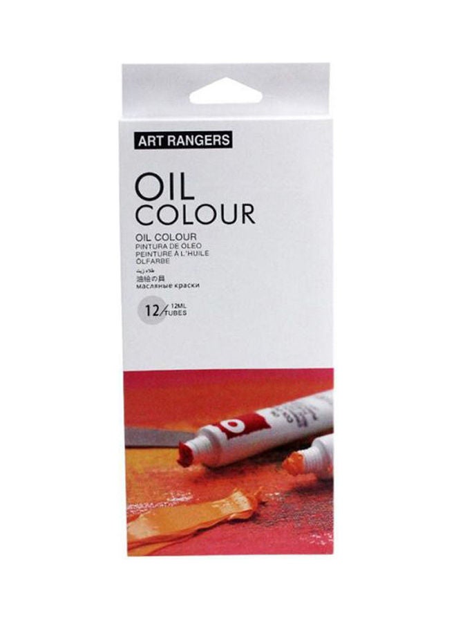 Oil Colors Set Of 12 Tubes 12Ml Multicolour