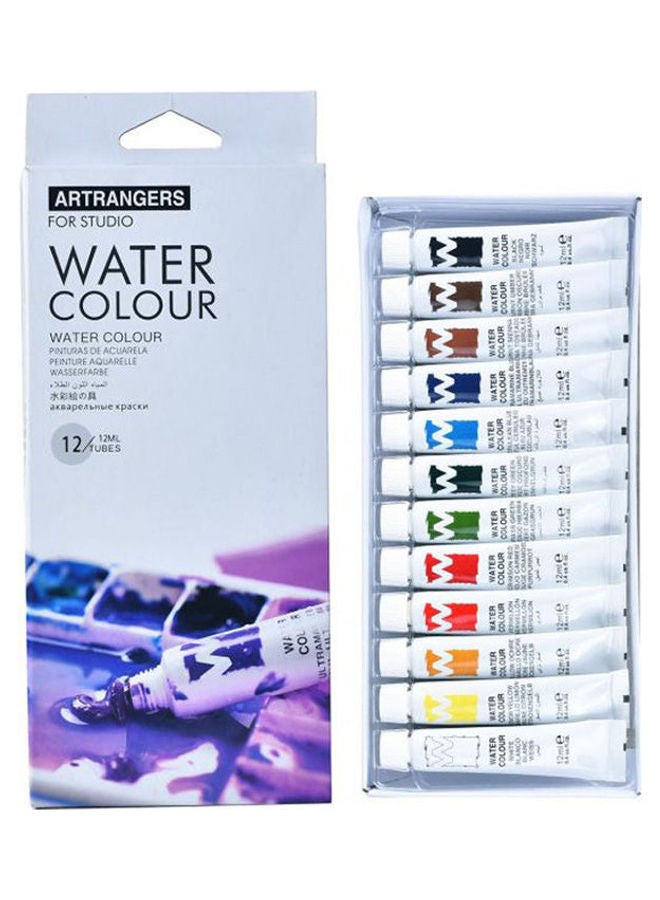 ART RANGERS Water Colors Set Of 12 Tubes 12Ml Multicolour  - Image 1
