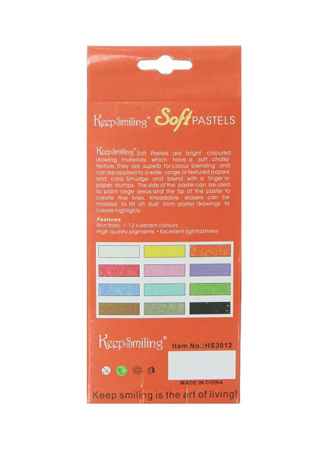 Keep Smiling - Soft Pastel Color Set, 12 Colors Multicolour - Image 1