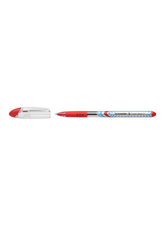 Schneider Slider Basic Ballpoint Pen (F) Red 
