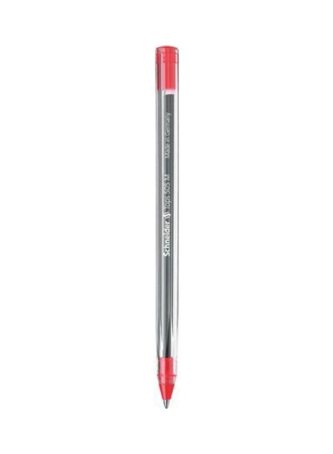 Schneider Tops 505 Ballpoint Pen Red  - Image 2