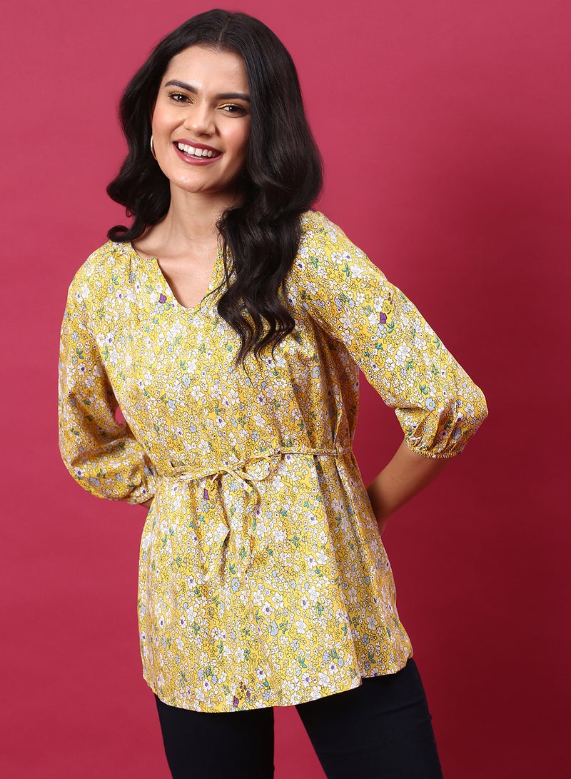 Aila Casual Printed Stylish Top Multicolour  - Image 1