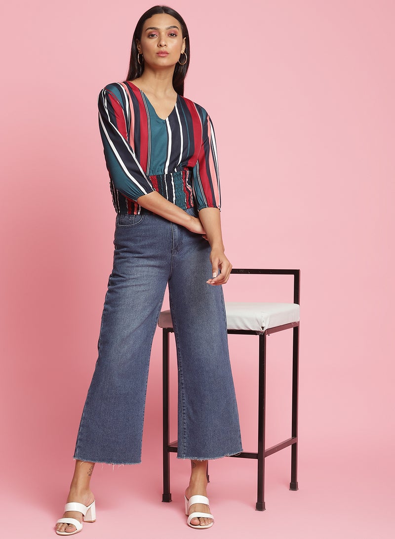 Aila Comfortable Stylish Top Multicolour  - Image 3